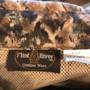 3xl flint river camo shirt